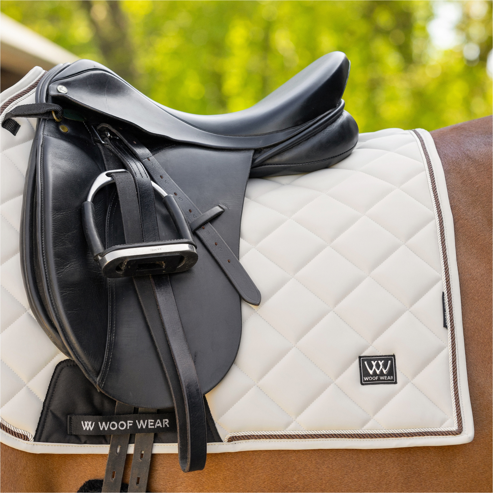 2025 Woof Wear Vision Aura Dressage Saddle Pad WS0041-STON - Stone